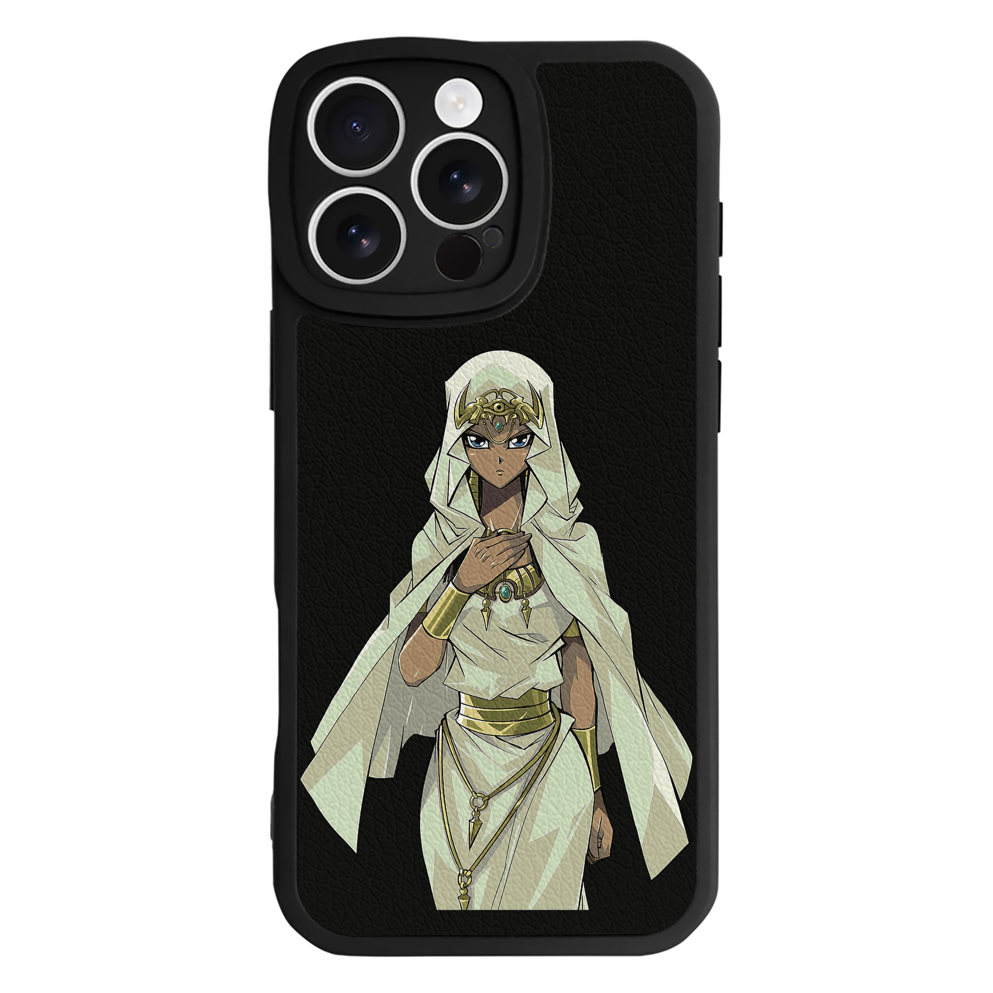 （画像用） 遊☆戯☆王 Yu-Gi-Oh! 【iPhone 16シリーズ対応】シリコンスマホケース（レザー調） 材質：シリコン